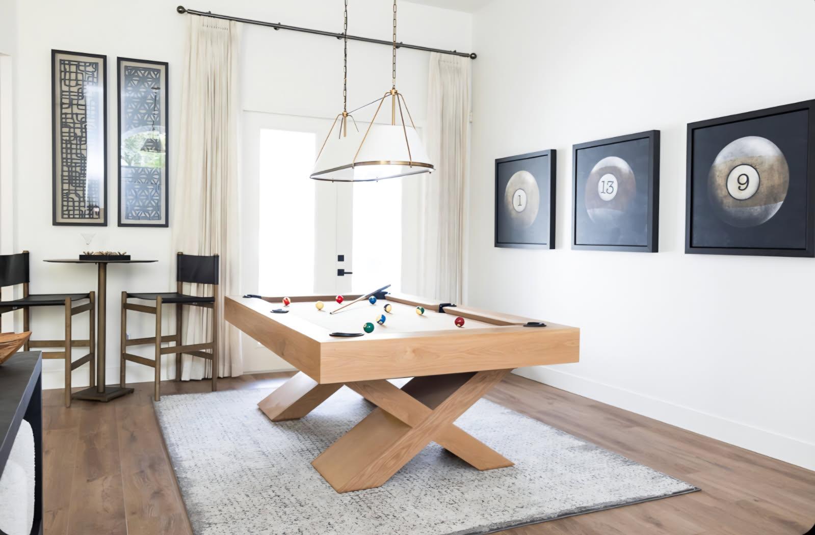 Billiard Factory X-Leg Pool Table